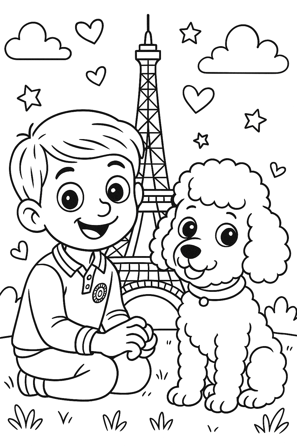 la tour eiffel en arrière plan