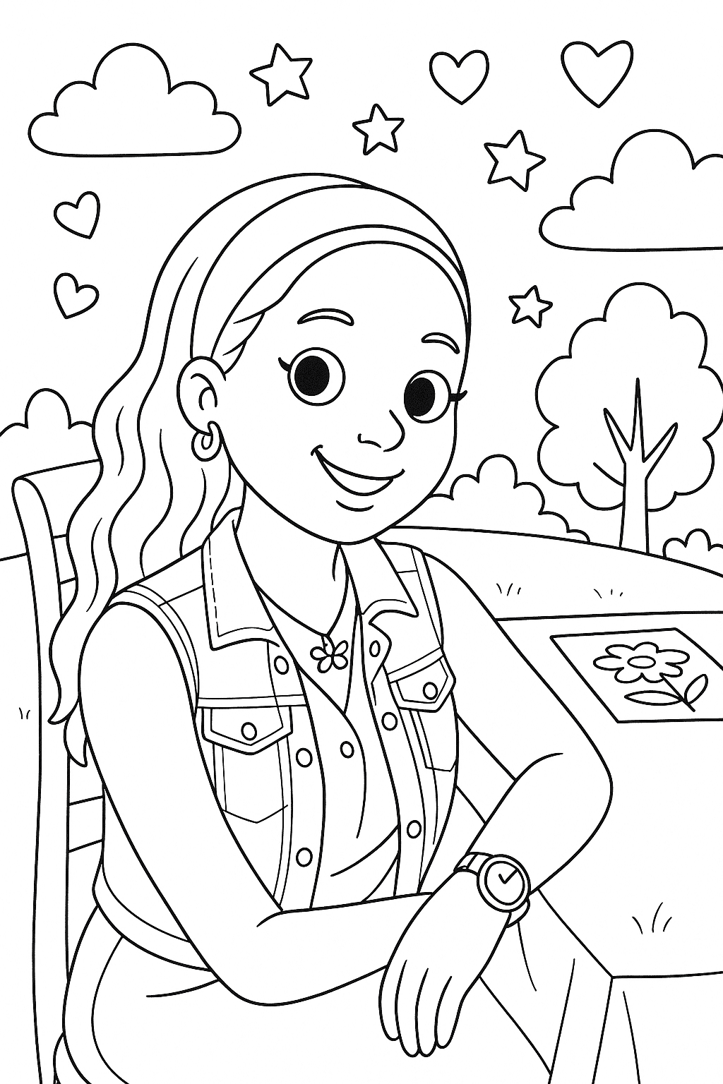 turn this into a color oage no words needed