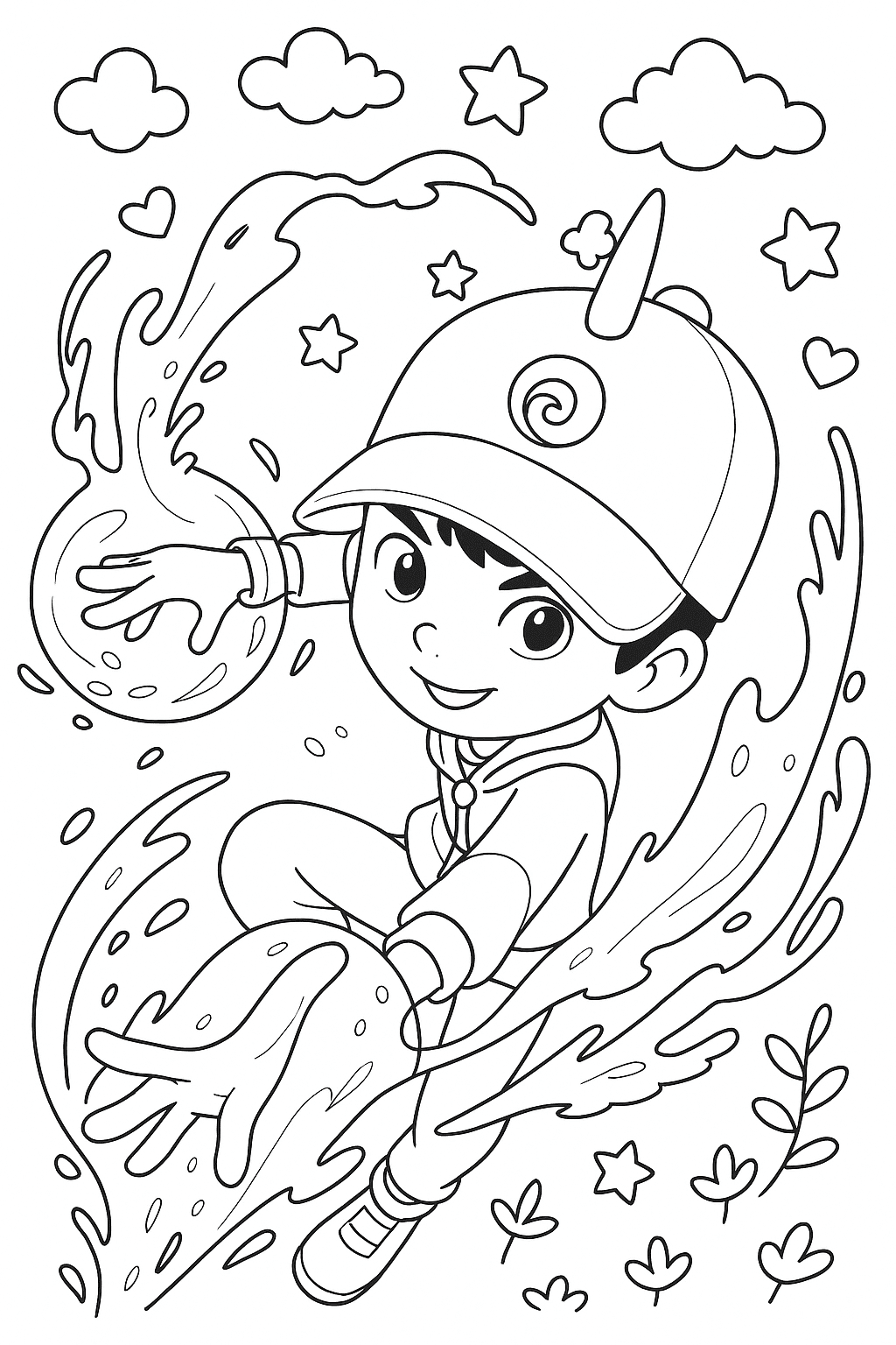 Make to coloring page
