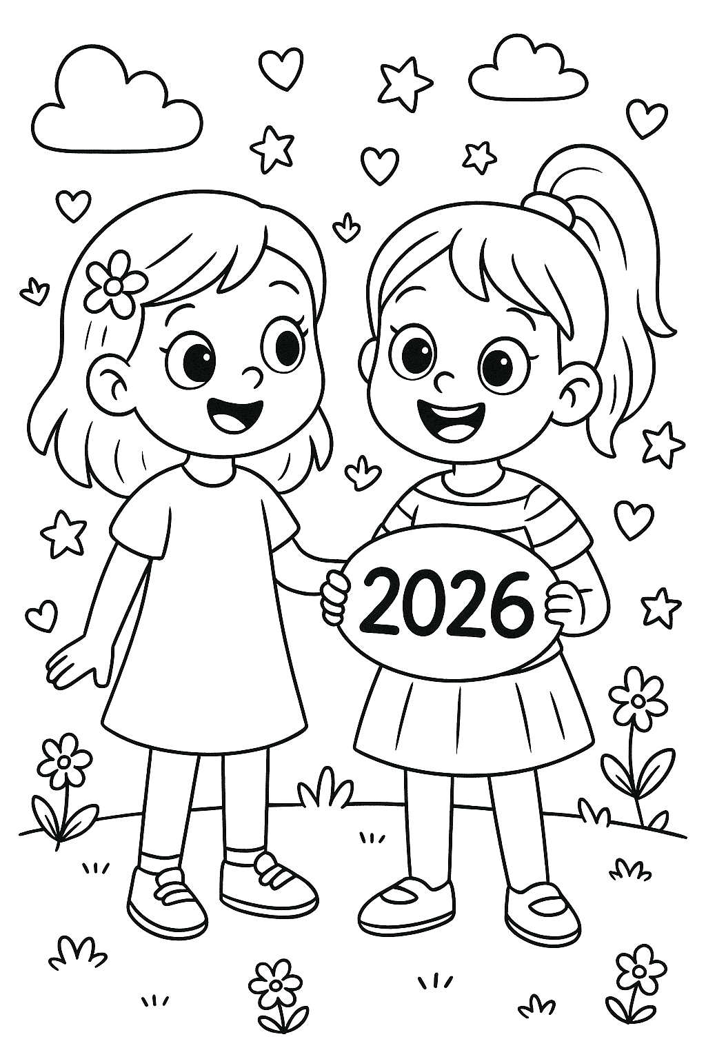 Deux cousines (4-6ans) qui vont acceuillir un(e) petit(e) cousin(e) en 2026