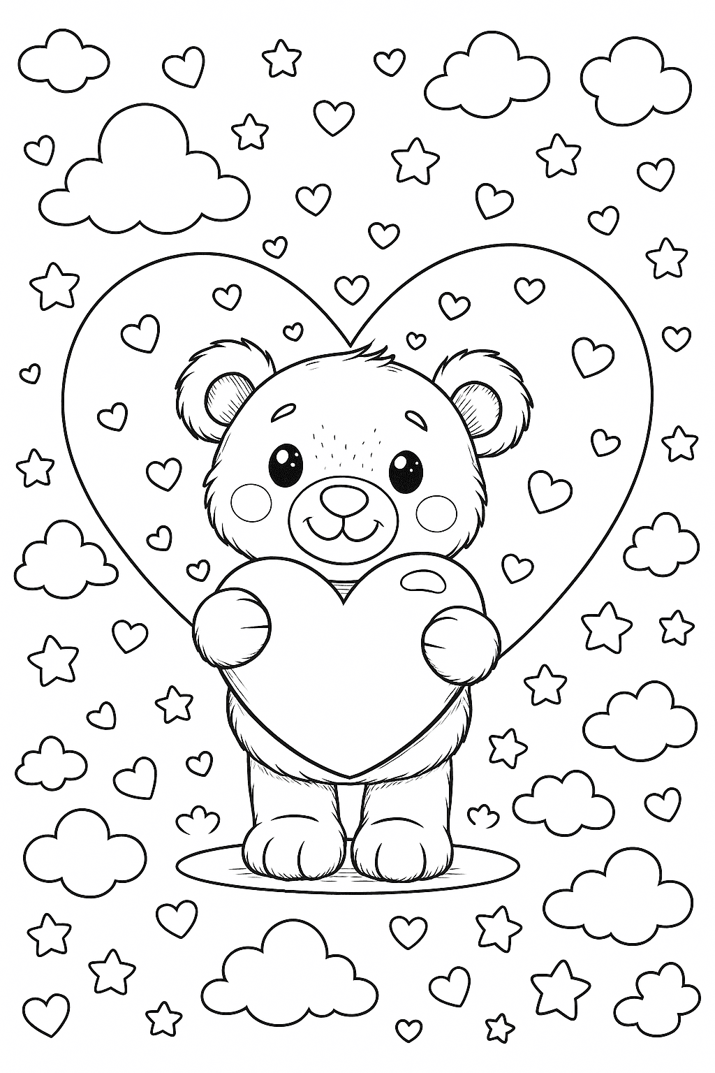 Je veux rajouter des nuage des étoiles des coeur toute autour