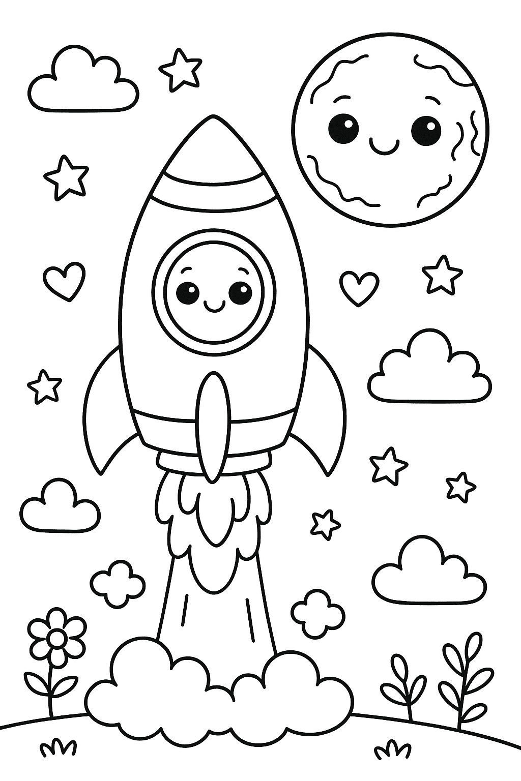 Une fusée qui décolle vers Mars