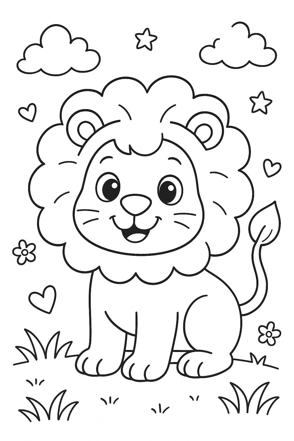 A lion